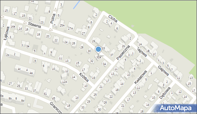 Gdynia, Stawna, 32a, mapa Gdyni