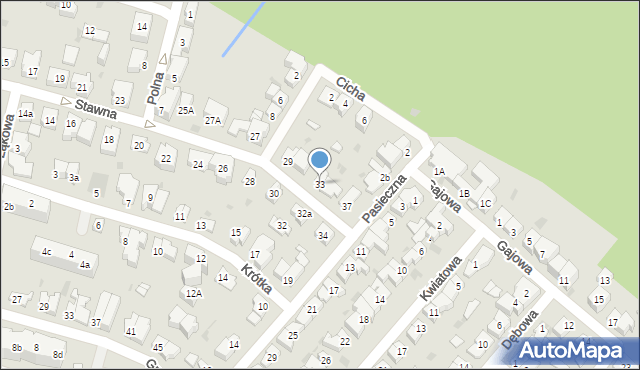 Gdynia, Stawna, 33, mapa Gdyni