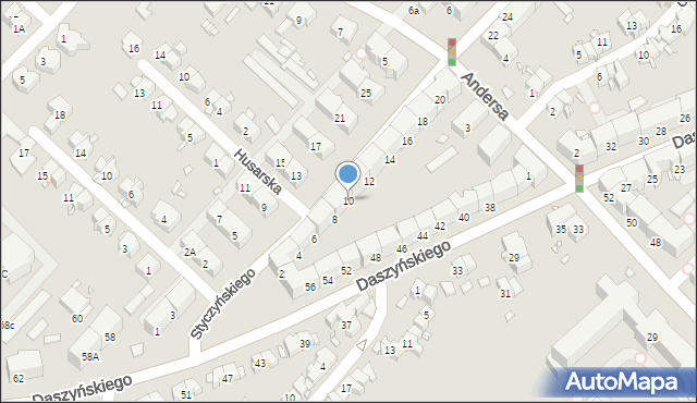 Gliwice, Styczyńskiego Wincentego, 10, mapa Gliwic