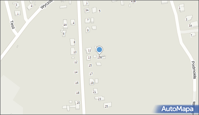 Gliwice, Starogliwicka, 13b, mapa Gliwic