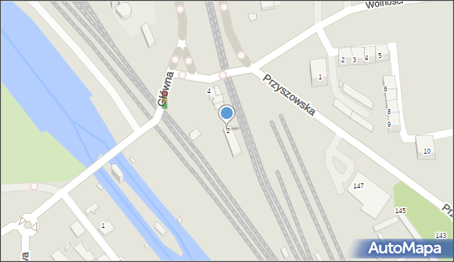 Gliwice, Strzelców Bytomskich, 2, mapa Gliwic