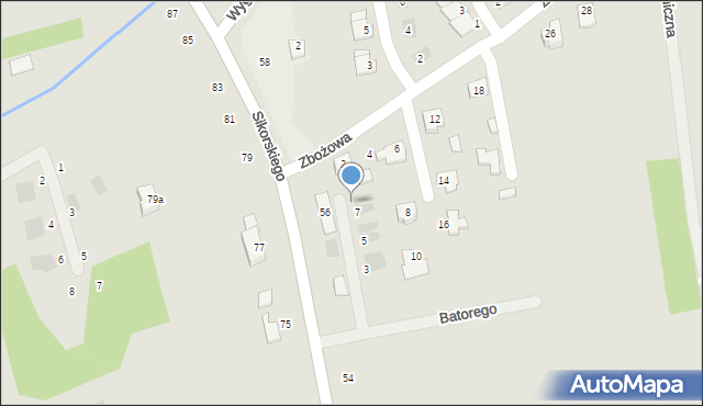 Głogów Małopolski, Stefana Batorego, 7a, mapa Głogów Małopolski