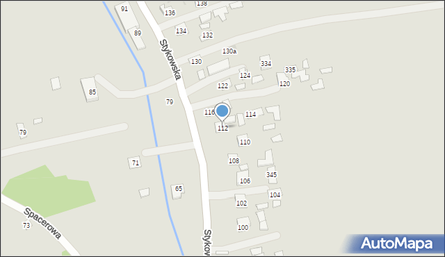 Głogów Małopolski, Stykowska, 112, mapa Głogów Małopolski