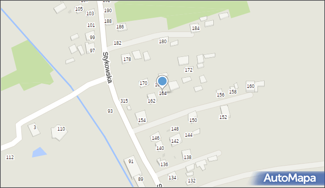 Głogów Małopolski, Stykowska, 164, mapa Głogów Małopolski