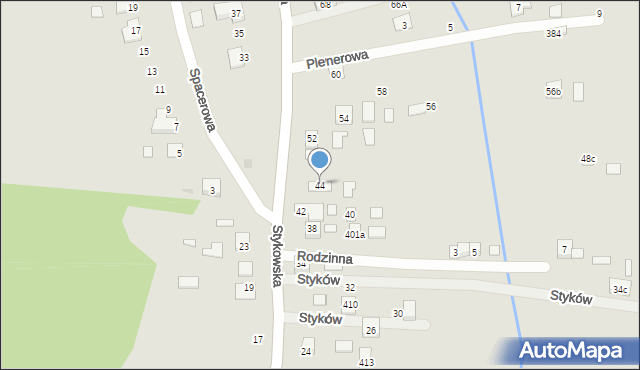 Głogów Małopolski, Stykowska, 44, mapa Głogów Małopolski