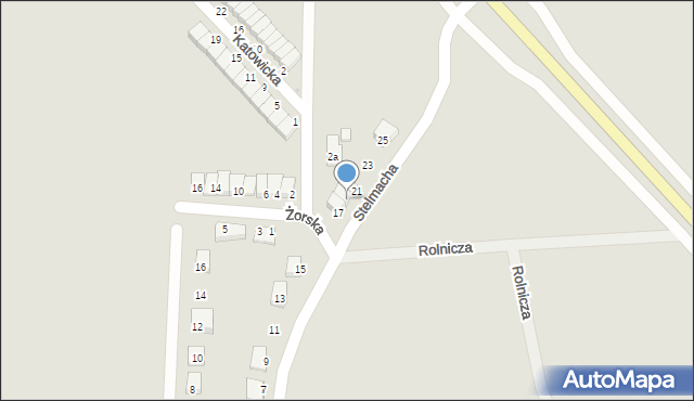Głubczyce, Stelmacha, 19, mapa Głubczyce