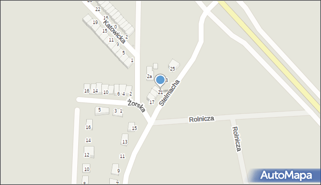 Głubczyce, Stelmacha, 21, mapa Głubczyce