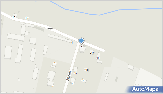 Głubczyce, Stroma, 6, mapa Głubczyce