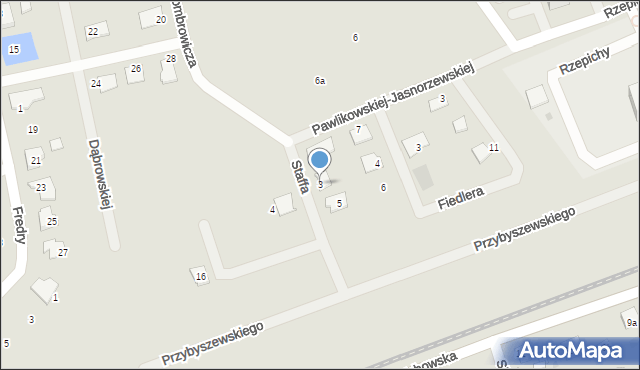 Gniezno, Staffa Leopolda, 3, mapa Gniezna