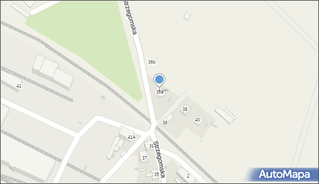 Goczałków, Strzegomska, 36a, mapa Goczałków