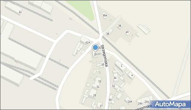 Goczałków, Strzegomska, 37, mapa Goczałków