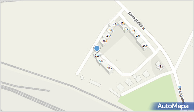 Goczałków, Strzegomska, 51d, mapa Goczałków