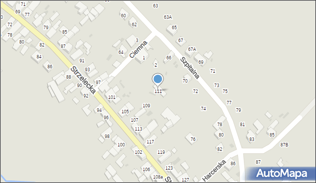 Gogolin, Strzelecka, 111, mapa Gogolin