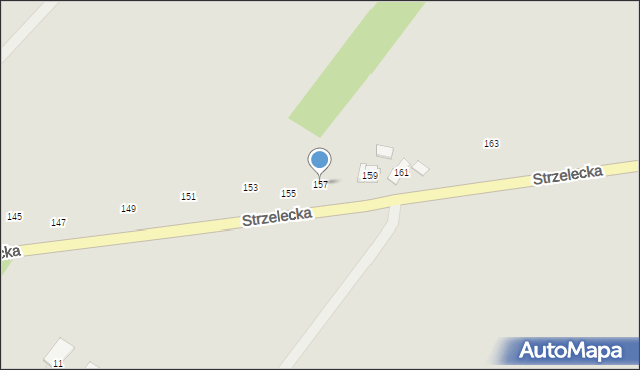 Gogolin, Strzelecka, 157, mapa Gogolin