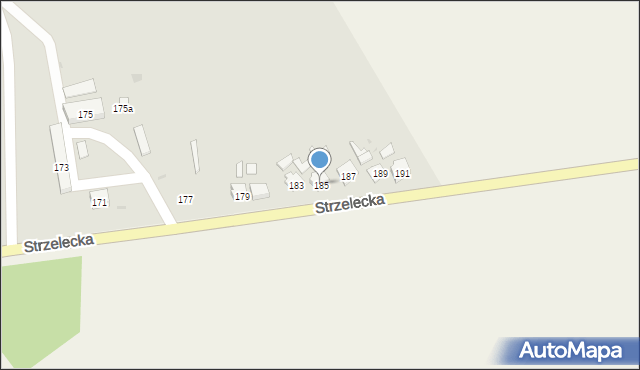 Gogolin, Strzelecka, 185, mapa Gogolin