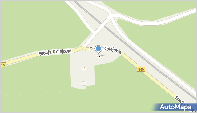 Gołąb, Stacja Kolejowa, 4a, mapa Gołąb