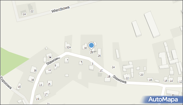 Gołanice, Stawowa, 28, mapa Gołanice