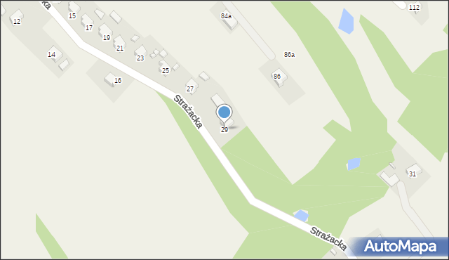 Gołkowice, Strażacka, 29, mapa Gołkowice