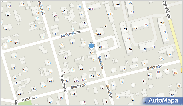 Góra Kalwaria, Staszica Stanisława, 5A, mapa Góra Kalwaria