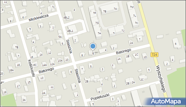 Góra Kalwaria, Stefana Batorego, 6, mapa Góra Kalwaria