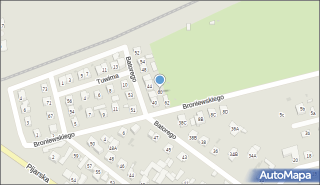 Góra Kalwaria, Stefana Batorego, 60, mapa Góra Kalwaria