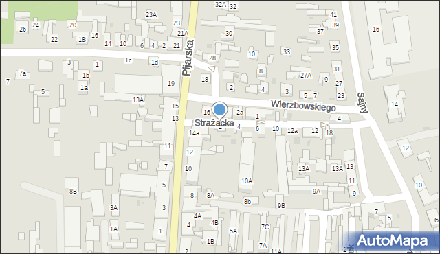 Góra Kalwaria, Strażacka, 2, mapa Góra Kalwaria