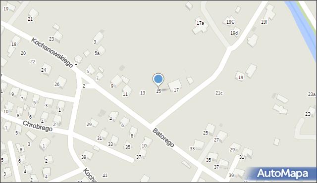 Gorlice, Stefana Batorego, 15, mapa Gorlic