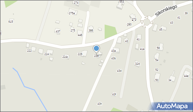 Gorlice, Stróżowska, 228, mapa Gorlic