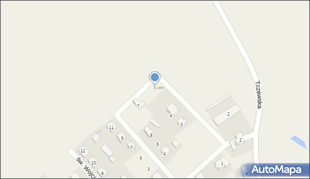 Gorzędziej, Stangenberga Huberta, 6, mapa Gorzędziej