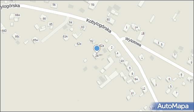 Gorzów Wielkopolski, Strażacka, 2A, mapa Gorzów Wielkopolski