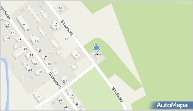 Gościcino, Strażacka, 27, mapa Gościcino
