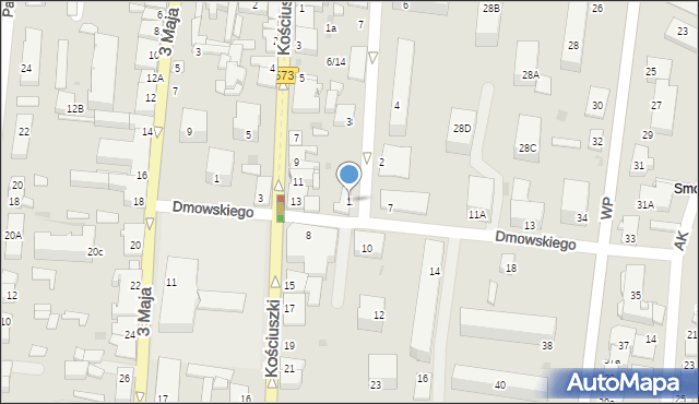 Gostynin, Stodólna, 1, mapa Gostynin