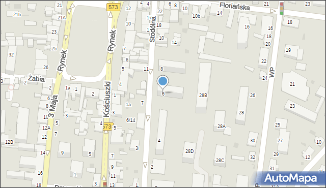 Gostynin, Stodólna, 6, mapa Gostynin