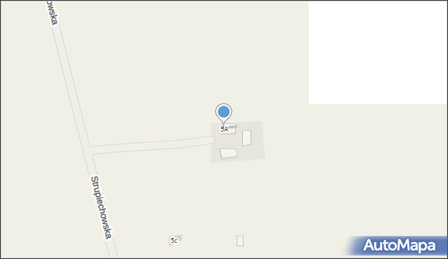 Goszczyn, Strupiechowska, 5A, mapa Goszczyn