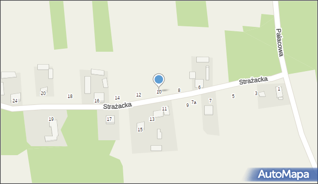 Grabce-Towarzystwo, Strażacka, 10, mapa Grabce-Towarzystwo