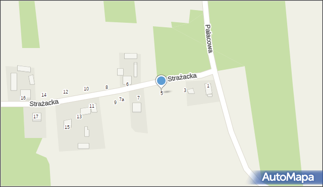 Grabce-Towarzystwo, Strażacka, 5, mapa Grabce-Towarzystwo