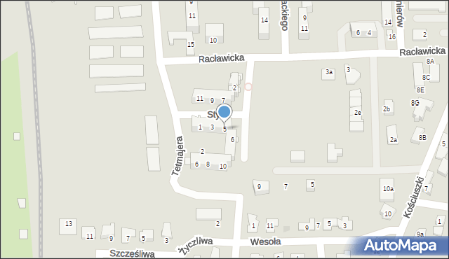 Grodków, Styki, 5, mapa Grodków