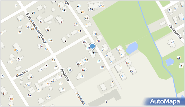 Grodzisk Mazowiecki, Stefana Batorego, 1E, mapa Grodzisk Mazowiecki