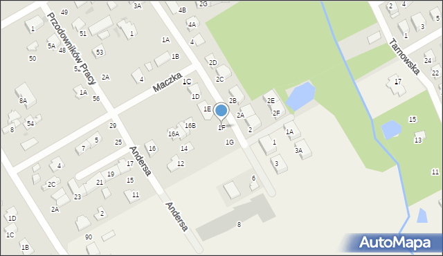 Grodzisk Mazowiecki, Stefana Batorego, 1F, mapa Grodzisk Mazowiecki