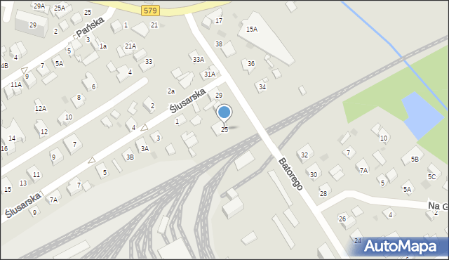 Grodzisk Mazowiecki, Stefana Batorego, 25, mapa Grodzisk Mazowiecki