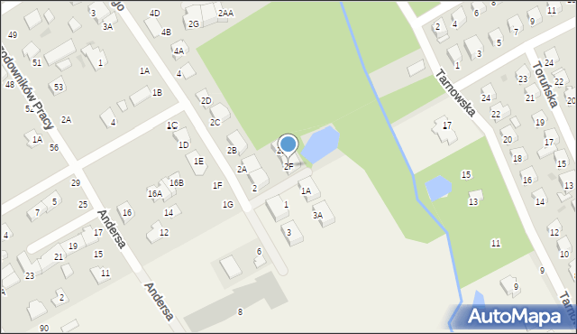 Grodzisk Mazowiecki, Stefana Batorego, 2F, mapa Grodzisk Mazowiecki