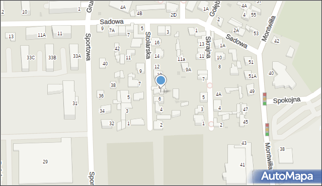 Grodzisk Mazowiecki, Stolarska, 6a, mapa Grodzisk Mazowiecki