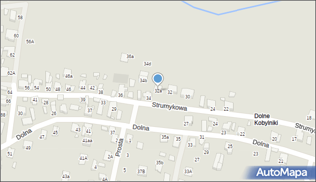 Grodzisk Wielkopolski, Strumykowa, 32a, mapa Grodzisk Wielkopolski