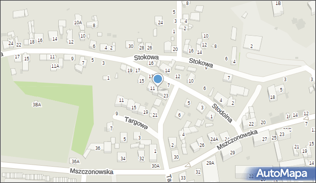 Grójec, Stodolna, 9, mapa Grójec