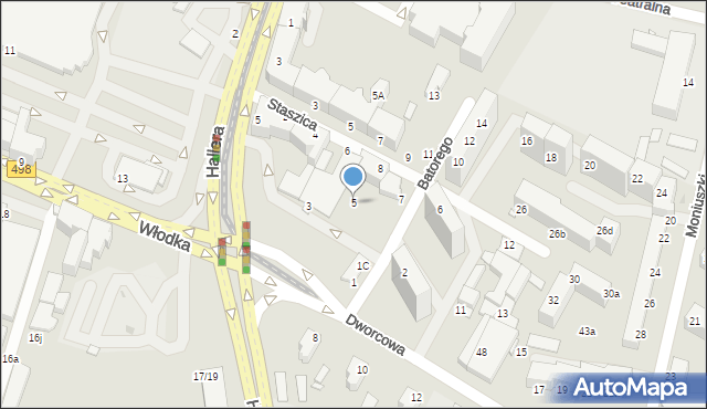 Grudziądz, Stefana Batorego, 5, mapa Grudziądza