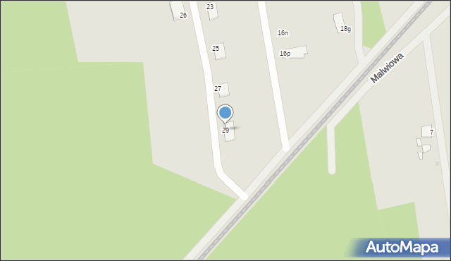 Grudziądz, Storczykowa, 29, mapa Grudziądza