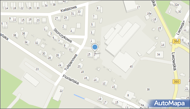 Gryfów Śląski, Storczykowa, 17, mapa Gryfów Śląski