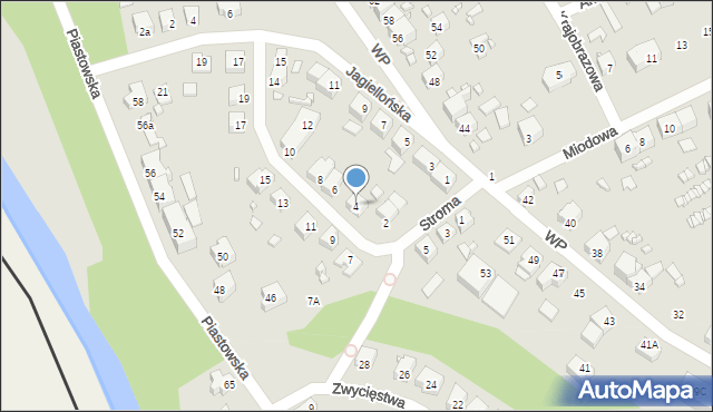 Gubin, Stroma, 4, mapa Gubin