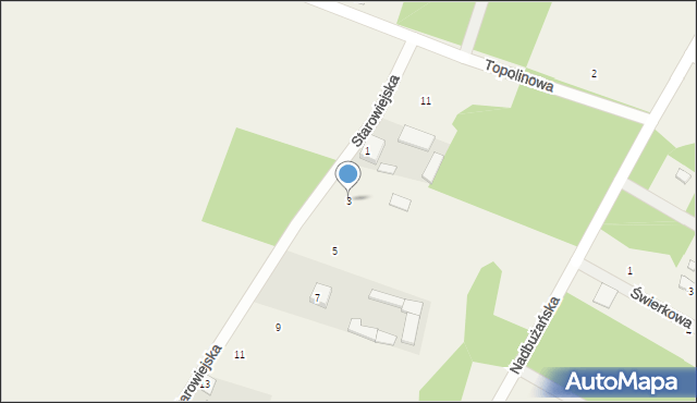 Gulczewo, Starowiejska, 3, mapa Gulczewo