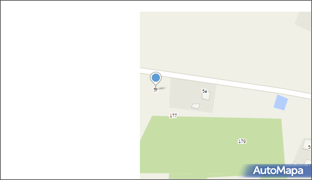 Gumienice, Straszniów Gumienicki, 5f, mapa Gumienice